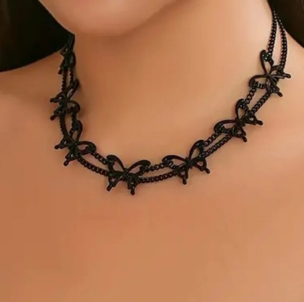 Black Butterfly Necklace🦋